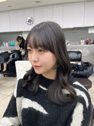 ミディアム 韓国レイヤー×モテ髪 /MITSUKI🤍のヘアスタイル