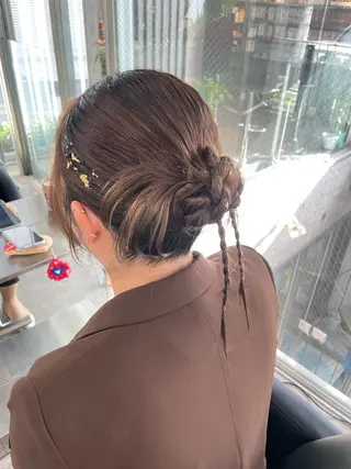 ヘアアレンジ 速水 ゆきののヘアスタイル