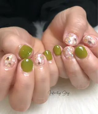 ネイル infinity skyのネイルデザイン