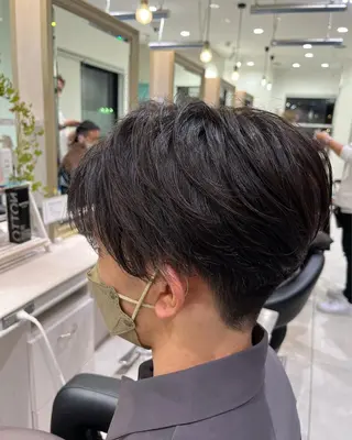 ショート パーマ メンズ 🥇メンズ特化 伊東輝のヘアスタイル