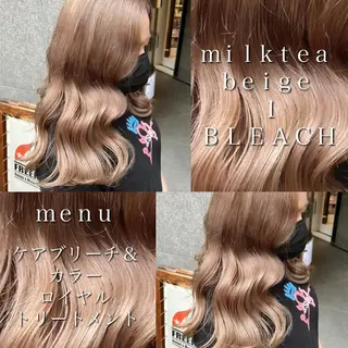 セミロング カラー 美容室 HAKUAのヘアスタイル