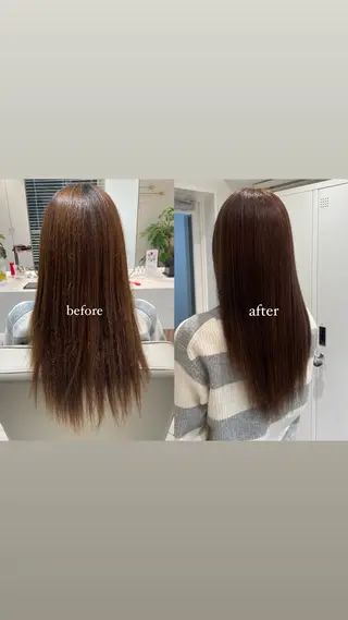 ロング BRIGHT所属・🤍恵比寿/透明感/ 小顔カット🤍アズサのヘアスタイル