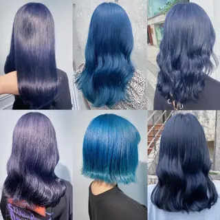 ミディアム カラー ヘアアレンジ 韓国レイヤーカット/ 儚げカラーチナツのヘアスタイル