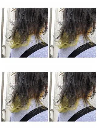 ミディアム カラー ヨシダ トオルのヘアスタイル