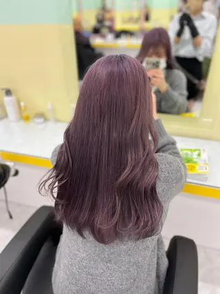 ミディアム カラー パーマ ヘアアレンジ メンズ キッズ ネイル マツエク・マツパ アイブロウ ダブルカラー特化💖 韓国ヘア💖りくのヘアスタイル