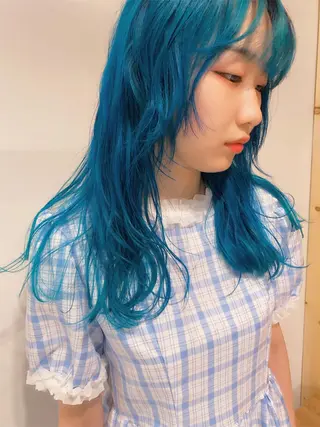 ミディアム カラー マツエク・マツパ tension 【テンション】のヘアスタイル