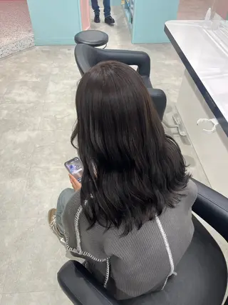 ロング カラー みう/仙台/暖色/ 艶髪/顔周りカット/のヘアスタイル