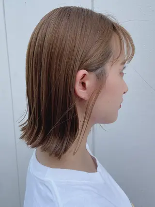 ショート パーソナルカラー 藤本夢のヘアスタイル