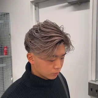 ミディアム メンズバレイヤージュ 🔥メンズカット🔥のヘアスタイル