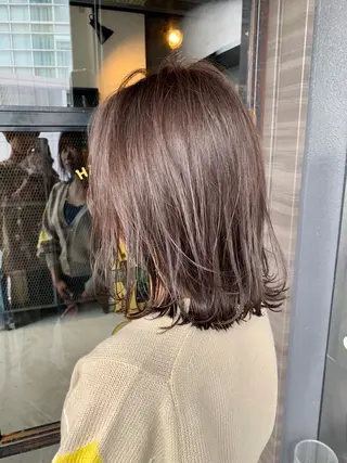 ミディアム カラー メンズヘア/レイヤー /ボブ山内春輝のヘアスタイル
