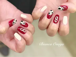 ネイル ネイルサロンビアンカ 大宮店長 モリサワのネイルデザイン
