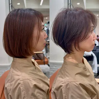 ショート 🌈銀座、ボブ ショート🌈にっしーのヘアスタイル