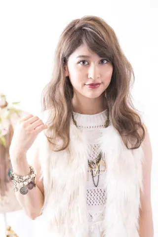 セミロング カラー パーマ ヘアアレンジ メンズ キッズ ネイル マツエク・マツパ アティリー 西梅田のヘアスタイル