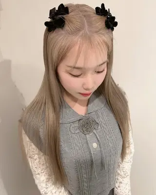 ロング PELE yuraのヘアスタイル