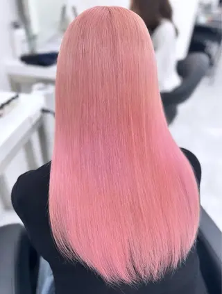 ロング カラー ヘアアレンジ 艶カラー/ハイトーン /レイヤーカットのヘアスタイル