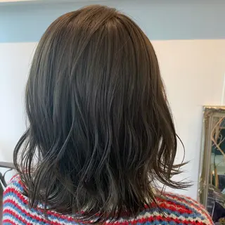 ミディアム カラー ヘアアレンジ 山崎 澪 レイヤーカット/大宮のヘアスタイル
