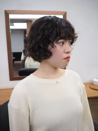 ミディアム パーマ Paddle所属・似合わせレイヤー/ レイヤーパーマ/高倉のヘアスタイル