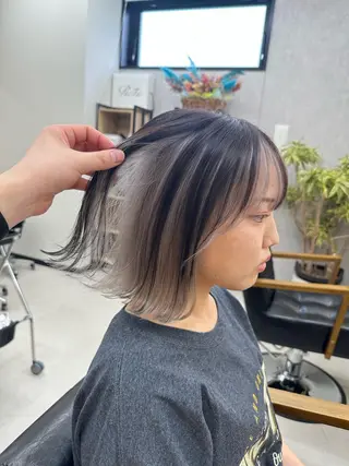 ミディアム カラー 𝐑𝐲𝐮𝐤𝐢 【店長】ALEAPのヘアスタイル