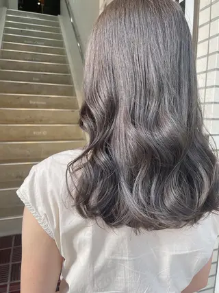 ロング カラー 梅田美容室 山崎海波のヘアスタイル