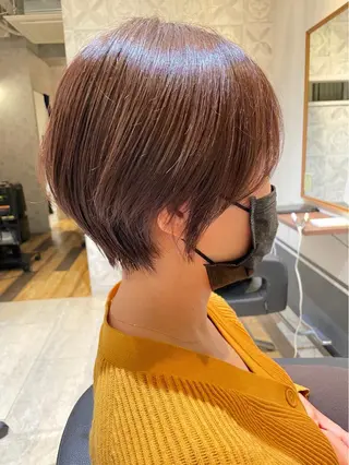 ショート カラー Le un所属・Leun（ルアン） 奥村綾菜のヘアスタイル
