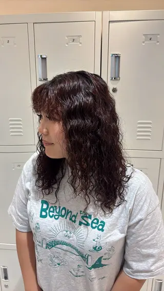 セミロング パーマ カーリーパーマ/ パーマ/SAKURAのヘアスタイル