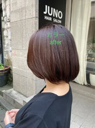 セミロング カラー JUNO HAIR SALON所属・RuCOR. yuriのヘアスタイル