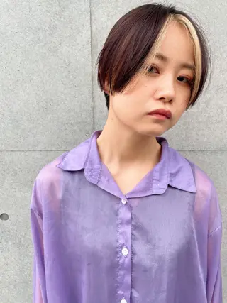 ショート カラー センスをお届けします 大谷将生INFPのヘアスタイル