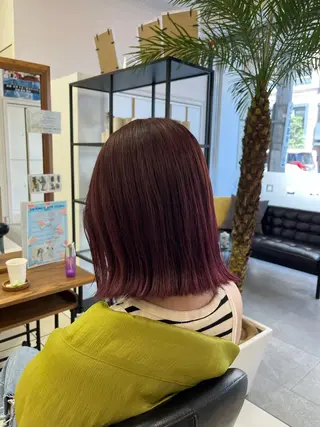 ミディアム バレイヤージュ/ヘア アレンジ/shionのヘアスタイル