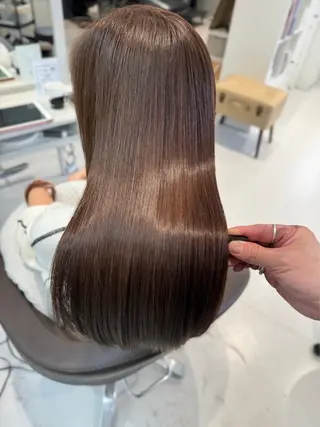 ロング 山崎結菜 🫧透明感カラーのヘアスタイル