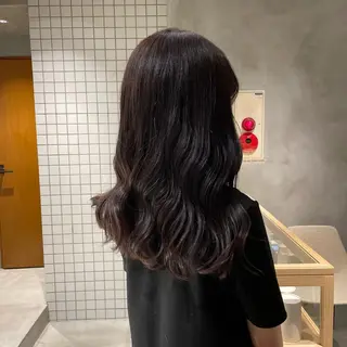 セミロング カラー 後藤 香乃のヘアスタイル