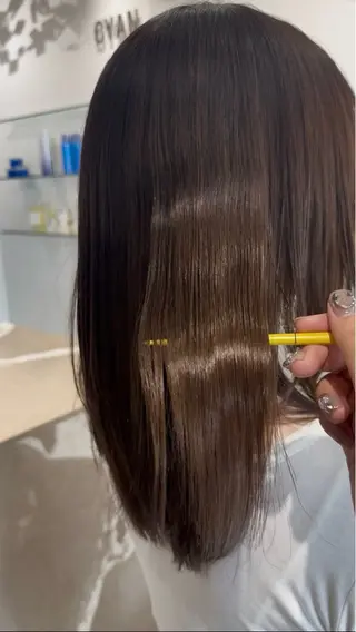 ミディアム CYAN.大須店所属・小寺 柚初のヘアスタイル