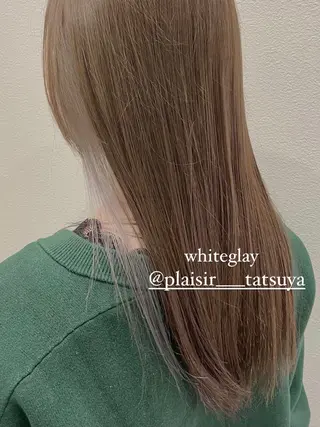 ロング 佐々木 達也のヘアスタイル