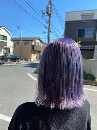 ミディアム カラー 🪼高評価🪼 💎柴崎の藤咲💎のヘアスタイル