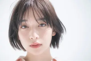 ショート カラー 大人可愛い透明感🌟 小顔・韓国髪🌟野中のヘアスタイル