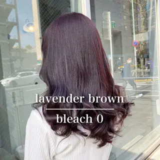 セミロング カラー 大人っぽ♡上品な暖色 ♡ブリーチなし♡のヘアスタイル