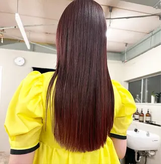 ロング カラー SCENT所属・クニイ ルイのヘアスタイル