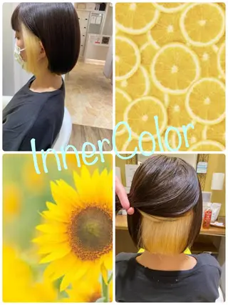 ショート カラー フルカワ ノゾミのヘアスタイル