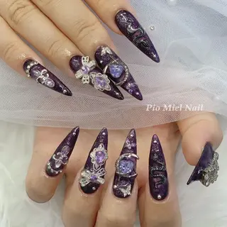 ネイル HANA 長さだしのネイルデザイン