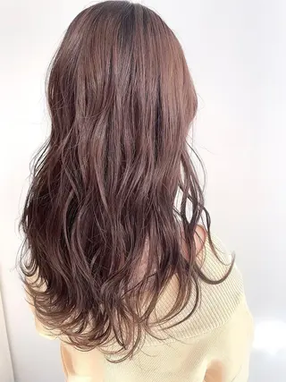 セミロング コトネ🫧 韓国風レイヤーカットのヘアスタイル