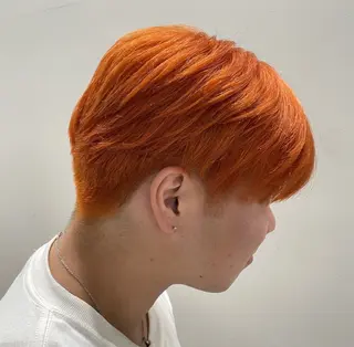 ショート メンズ カラー SHIAN わゆ🥀のヘアスタイル