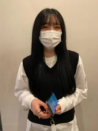 ロング deco所属・無料カットモデル 丸川英心のヘアスタイル