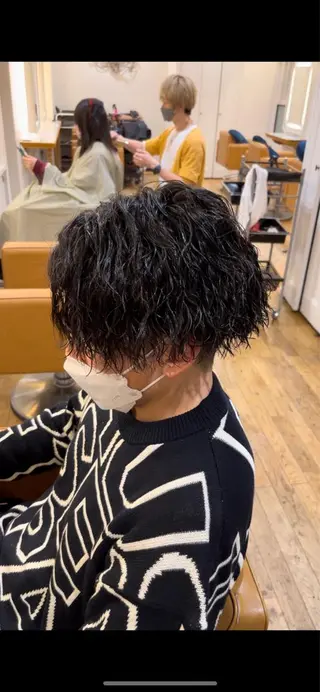 パーマ メンズ 🇨🇦海外美容師 FUMA🇨🇦のヘアスタイル