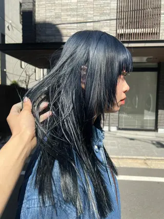 ロング カラー haco＋所属・圧倒的デザイン力 店長🎨RENAのヘアスタイル