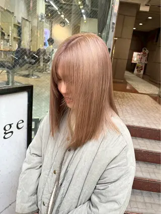 カラー zest/bis Rin ʚ🎀ɞのヘアスタイル