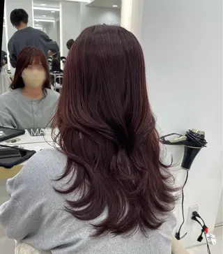 ミディアム レイヤー/韓国風ヘア /倉又大知のヘアスタイル