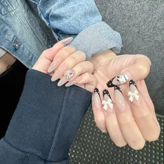 ネイル 🎀nana🫧 ワンホンネイル🎀のネイルデザイン