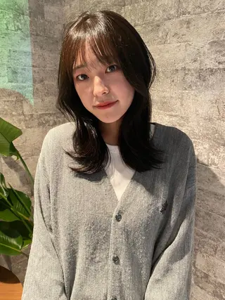 ミディアム カラー mai / linoah˚✧のヘアスタイル