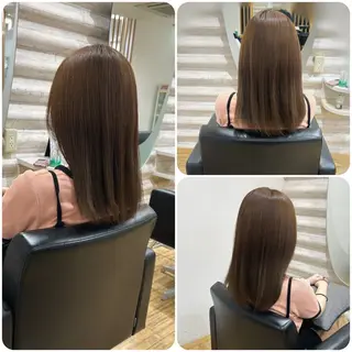 ロング カラー 『艶髪』で印象が激変 ！髪質改善専門KONのヘアスタイル