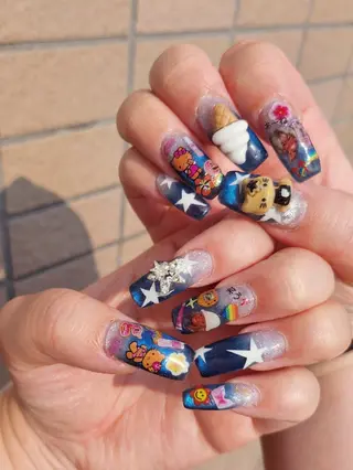 ネイル 💜bora .のネイルデザイン