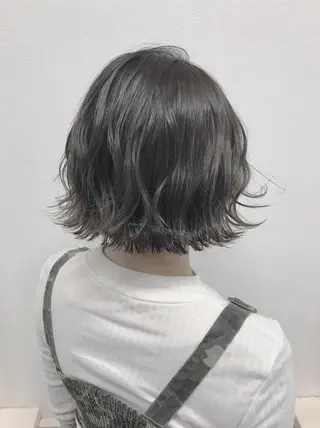 ミディアム カラー GiseL ジゼル六本松のヘアスタイル